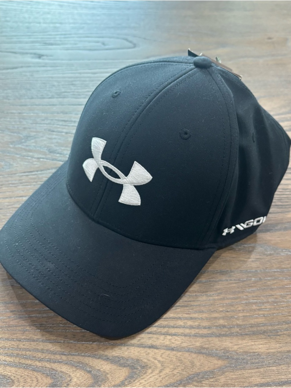 Under Armour | UA Golf Black Hat with White Logo | NWT